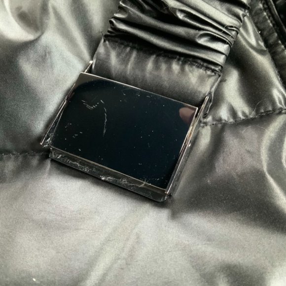 Laundry by Shelli Segal Down Puffer Coat Fur Collar Size Small - Picture 11 of 12